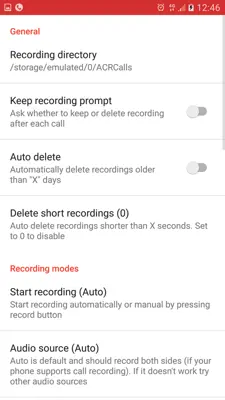 Call Recorder - ACR android App screenshot 0