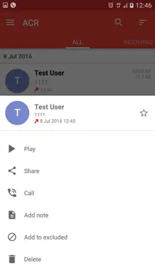 Call Recorder - ACR android App screenshot 6